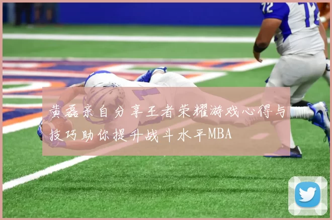 黄磊亲自分享王者荣耀游戏心得与技巧助你提升战斗水平MBA